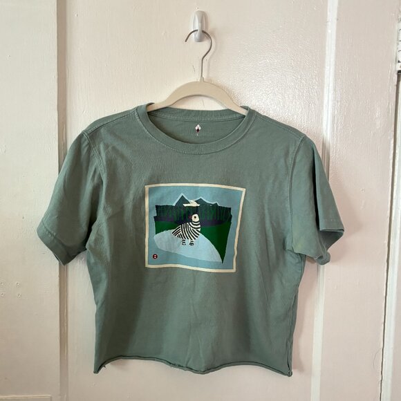 Mont Bell | Cropped bird graphic tee - Picture 1 of 5